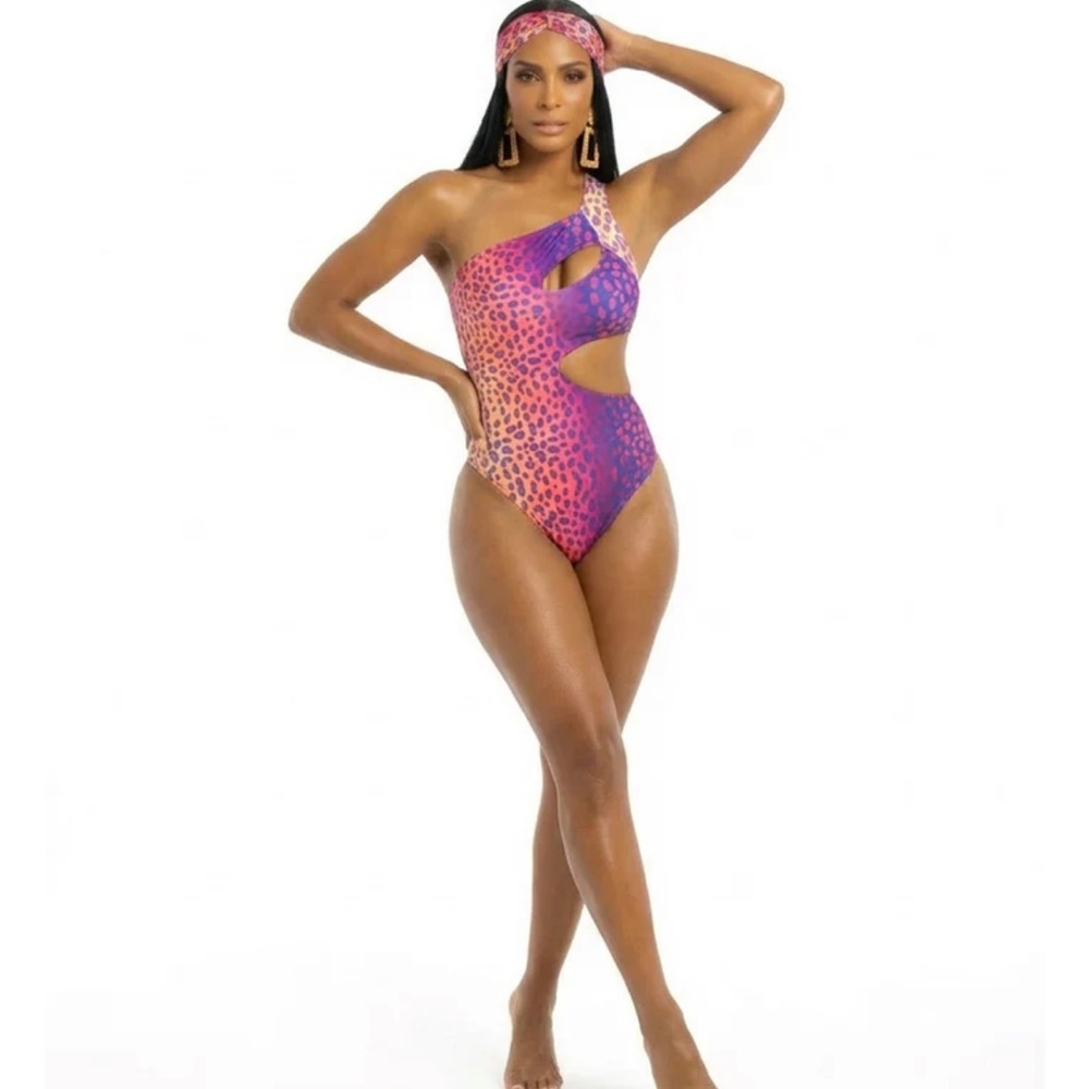 Keva J One-Shoulder Monokini One Piece Swimsuit XL - Picture 6 of 6